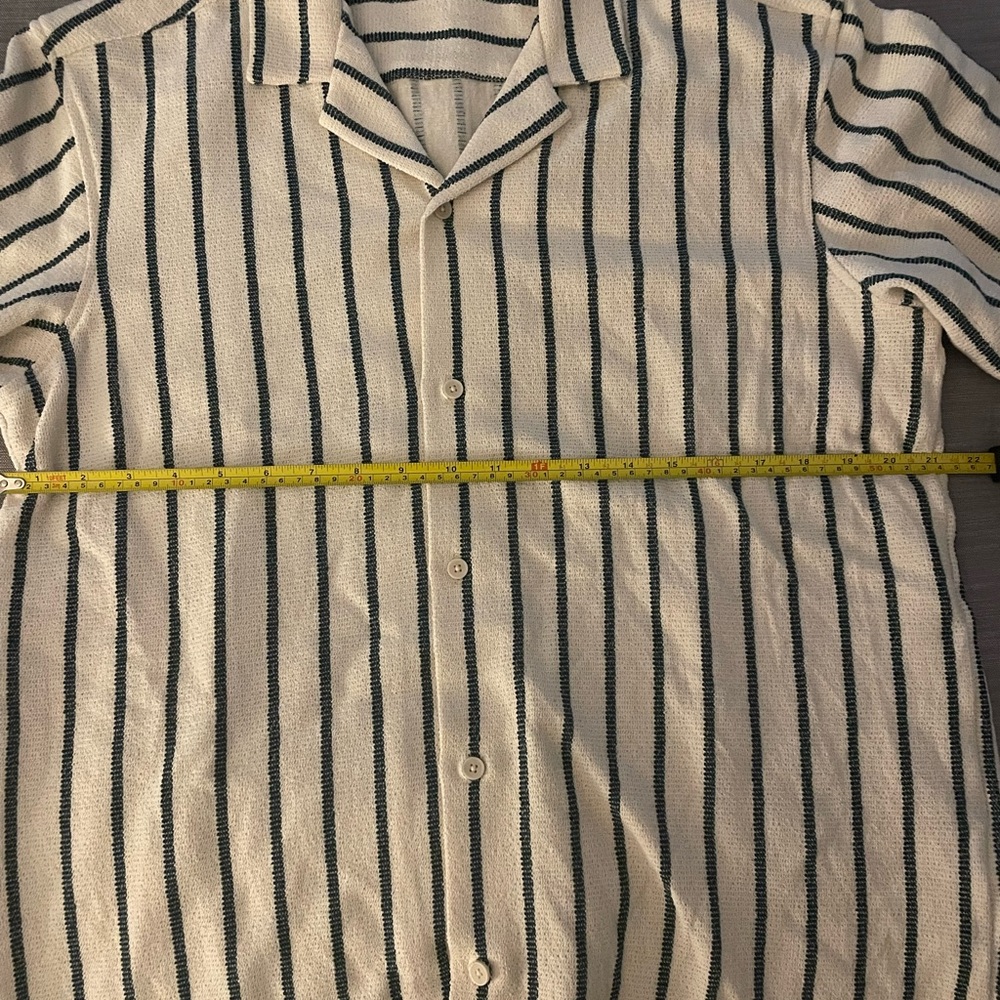 Zara Textured Button-Down Shirt